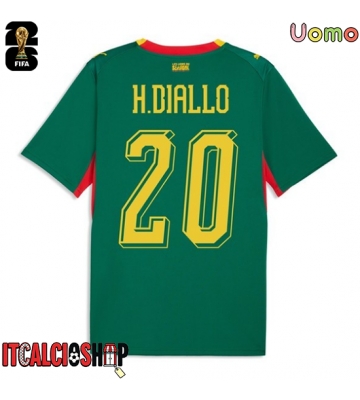 Senegal Habib Diallo #20 Seconda Maglia Mondiali 2026 Manica Corta